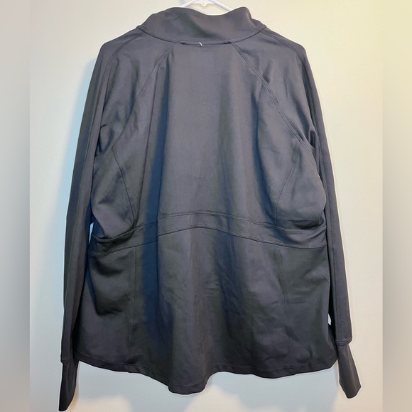Jockey Tulip Hem yoga Black Full-Zip Jacket - Size 3X - Picture 4 of 8